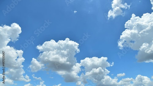 Blue sky with clouds Time Lapse