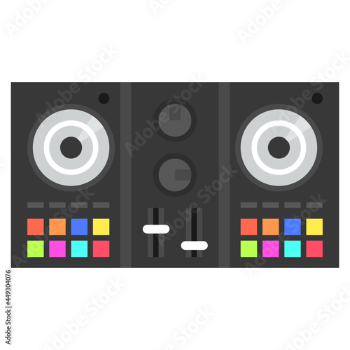 dj flat icon