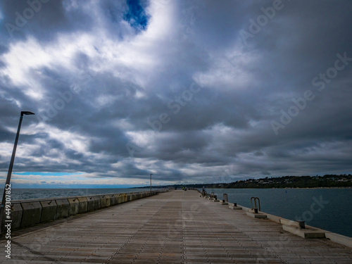 Winter Empty Pier