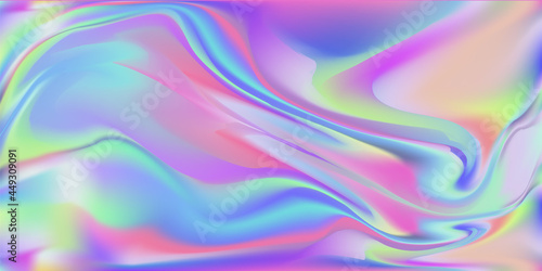 Holographic foil. Abstract wallpaper background. Hologram texture. Premium quality. Modern vector.