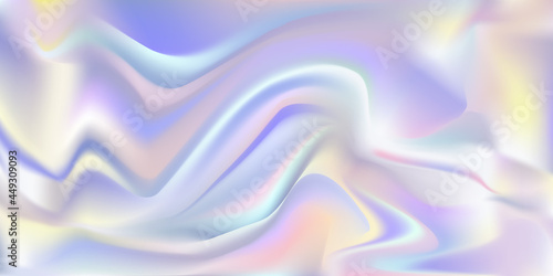 Holographic foil. Abstract wallpaper background. Hologram texture. Premium quality. Modern vector.