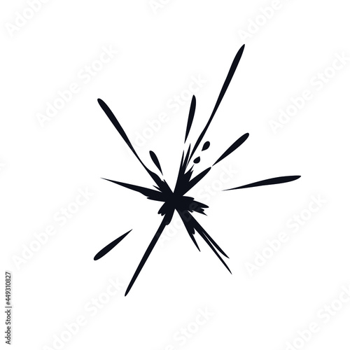 Fireworks sparks logo icon sign Sparkles Christmas symbol Hand drawn ink sketch Cute abstract design Cartoon festive style Fashion print clothes apparel greeting invitation card cover ad flyer poster
