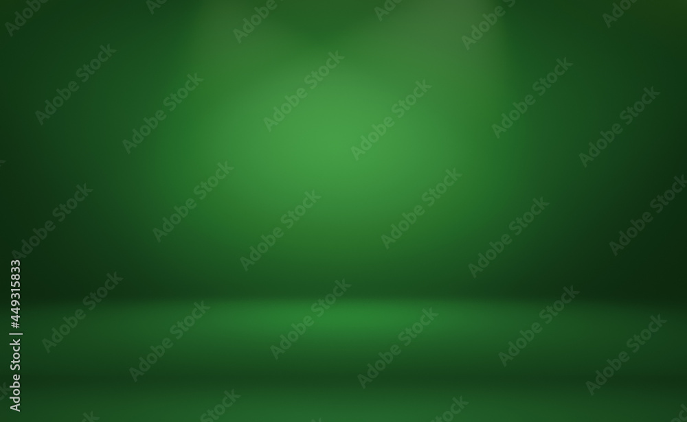 Luxury plain Green gradient abstract studio background empty room with ...