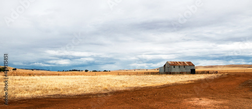 Wallpaper Mural Rusty old shed in stubble paddock Torontodigital.ca