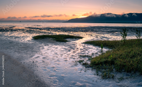 Beautiful Panoramic Seaside Sunrise Cairns