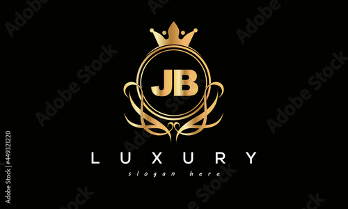 JB royal premium luxury logo with crown  © Mohammad