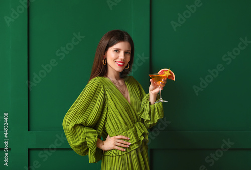 Beautiful young woman with ...