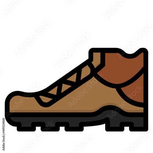 shoes line icon