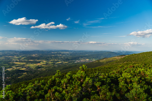 summer mountain sceneryin czech republic