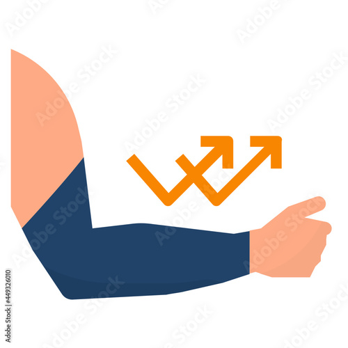 arm flat icon