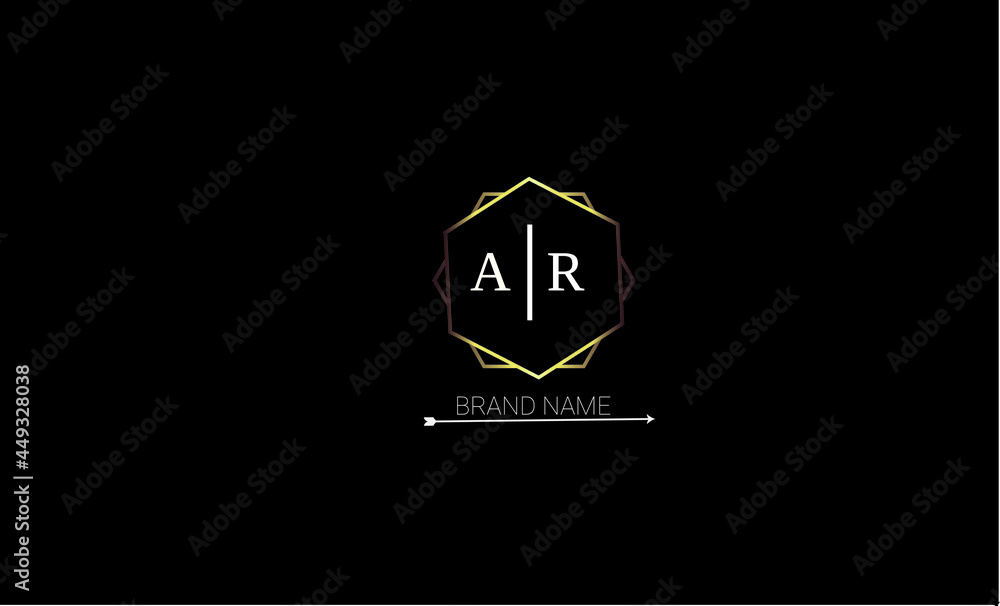 AR is a simple royal style logo with a pleasant design with a attractive golden color and black background. AR is a simple royal style logo with a pleasant design with a attractive golden color and black background.