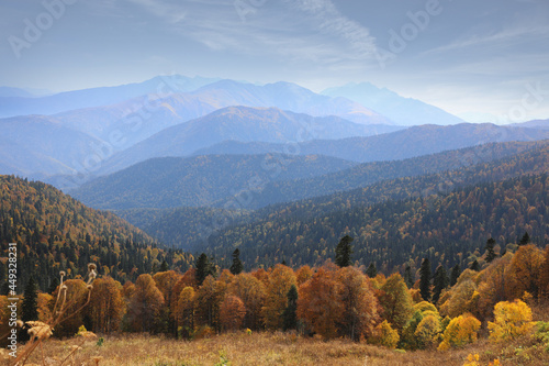 Wonderful Caucasus mountain landscape
