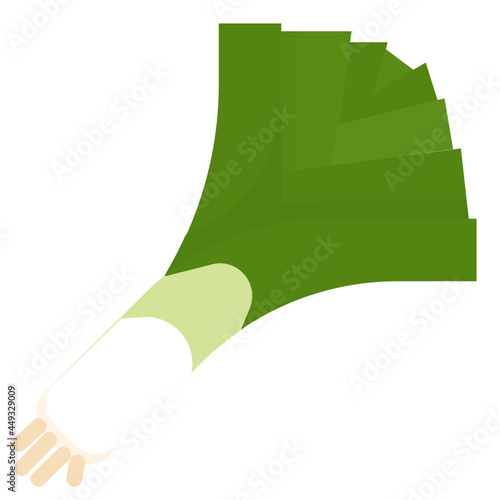 leek flat icon