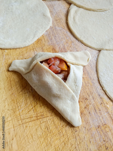 Traditional Homemade Eastern Fatayers, Empanadas Arabes Argentinas