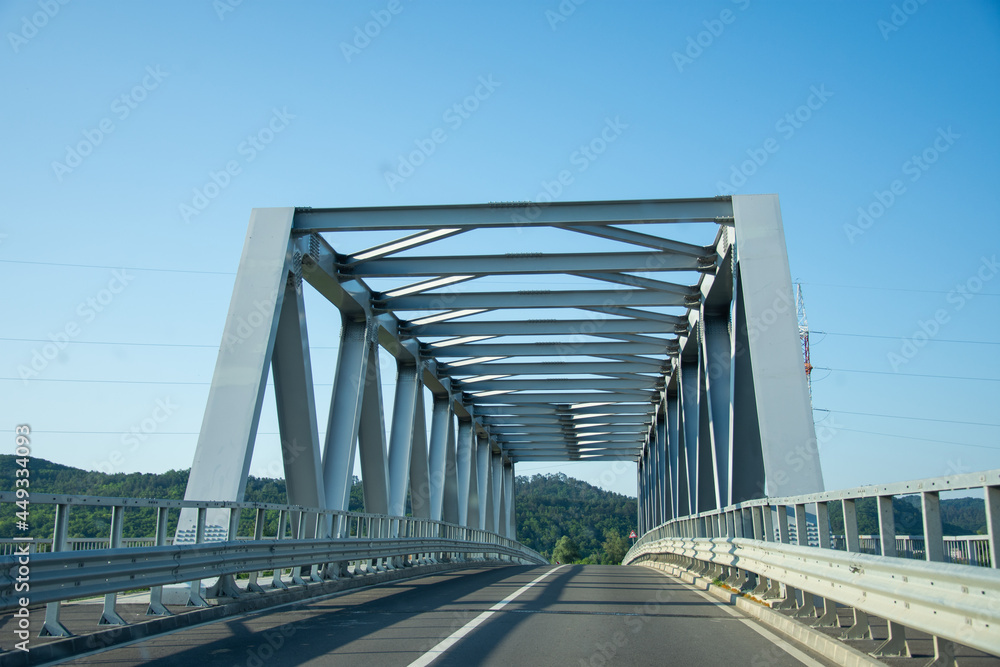 Metal bridge near Dumbrăveni Romania, 2021, July Metal bridge near Dumbrăveni Romania, 2021, July