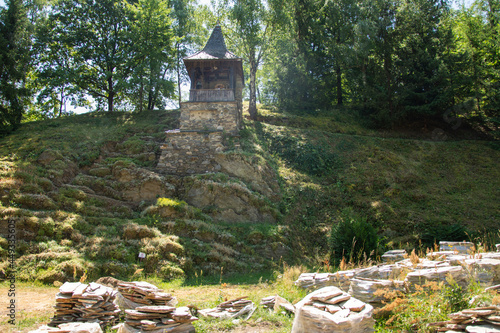 The Prislop Monastery is a monastery in Romania located near the Silva  u de Sus village in Hunedoara County.the bell tower