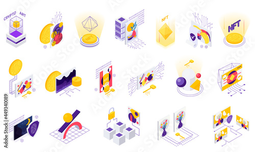 Crypto Art Icon Set