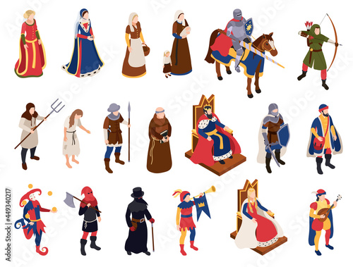 Medieval Characters Set