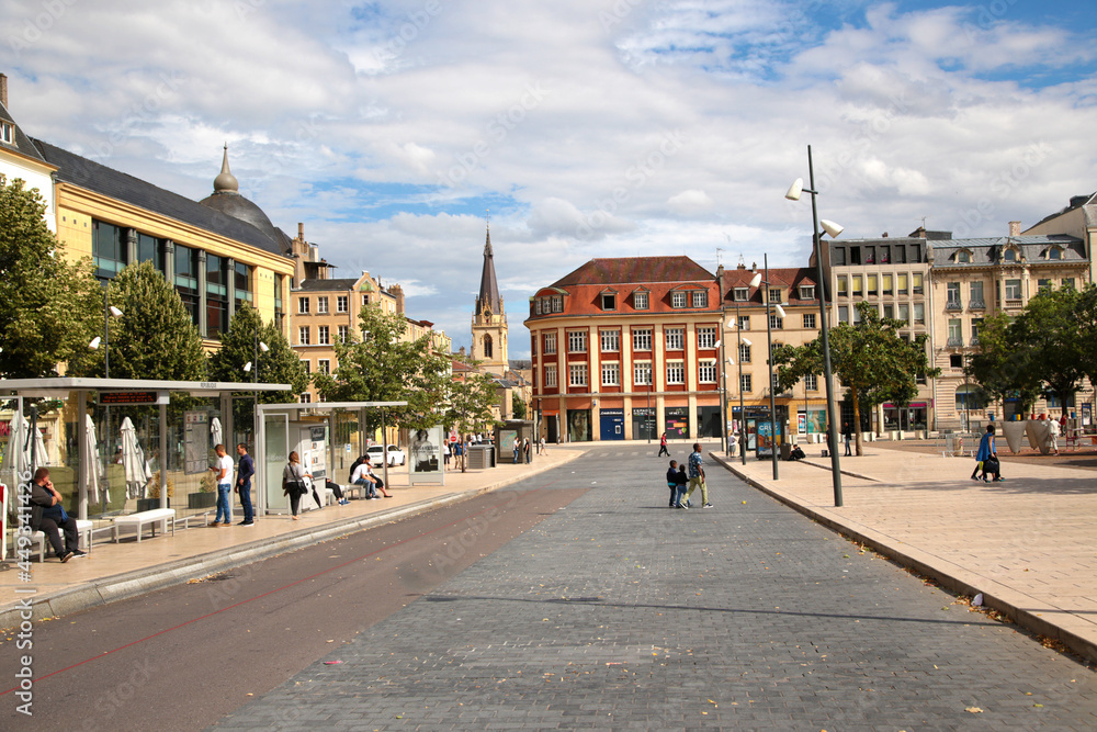 Metz, France. View of the République de Metz