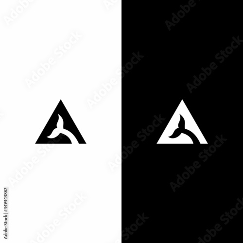 triangle whale tail logo
