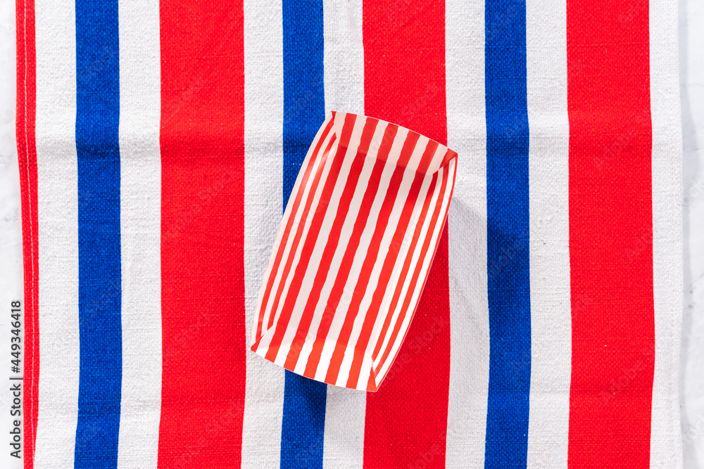 Obraz premium Patriotic cinnamon twists