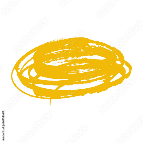 Grunge background, brushstroke.Abstract distress ink texture.Hand-drawn gouache paint strip,smear with roughness and scuffs.Art element for design.Isolated. Vector illustration