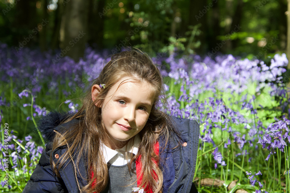 young girl in a bluebell forest, bluebells, blue, bells, forest, wood, pretty, after school, spring, young girl in a bluebell forest, bluebells, blue, bells, forest, wood, pretty, after school, spring,