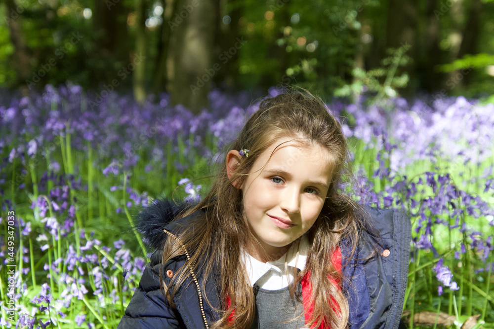 young girl in a bluebell forest, bluebells, blue, bells, forest, wood, pretty, after school, spring, young girl in a bluebell forest, bluebells, blue, bells, forest, wood, pretty, after school, spring,