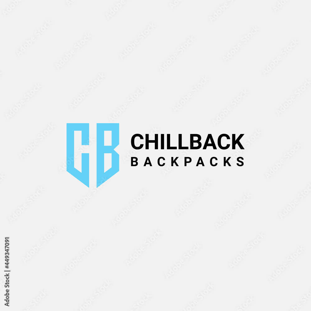 CB logo design template elements