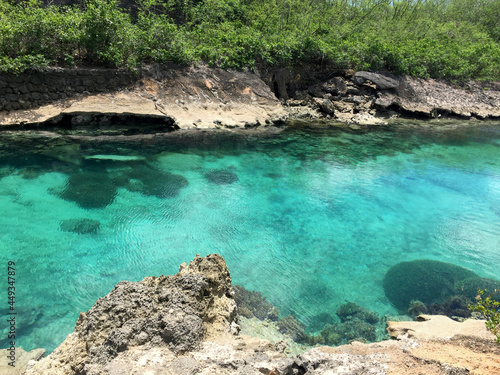 Turquoise sea water