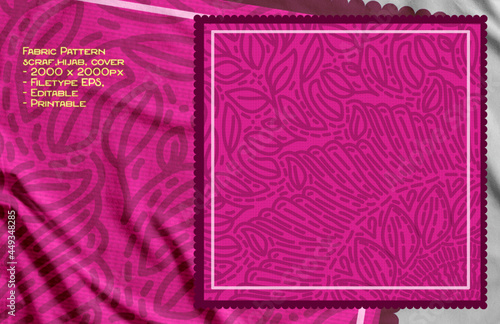vectore template scraf pink color