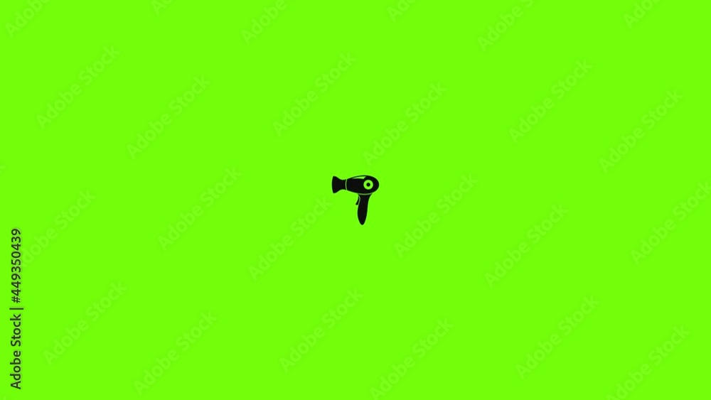 Fashion dryer icon animation Fashion dryer icon animation