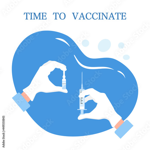 Vector Vaccination Immunization Health Medicine