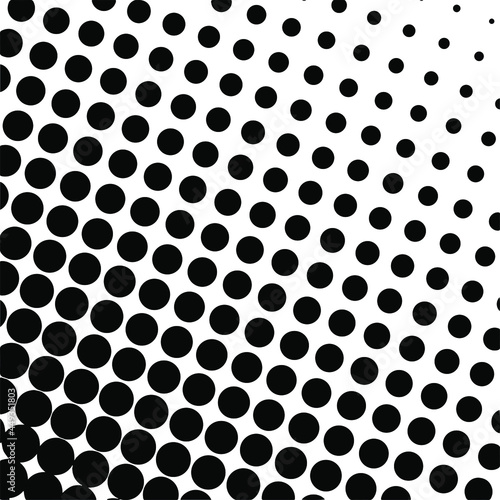 Black halftone background. Black polka dot. Halftone pattern. Modern Halftone Background  backdrop  texture  pattern. Vector illustration. Halftone Backdrop.
