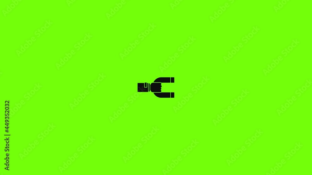 Magnet customer retention icon animation Magnet customer retention icon animation