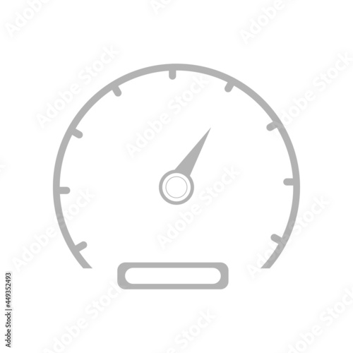Foto speedometer on white background,vector ilistrecion