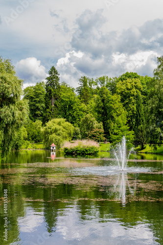 Sommerspaziergang in der schönen Stadt Bad Liebenstein