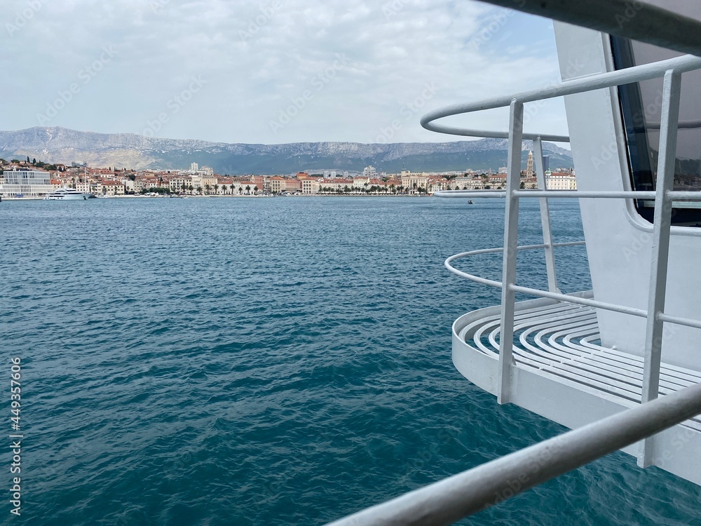 Split from ferry boat in Croatia