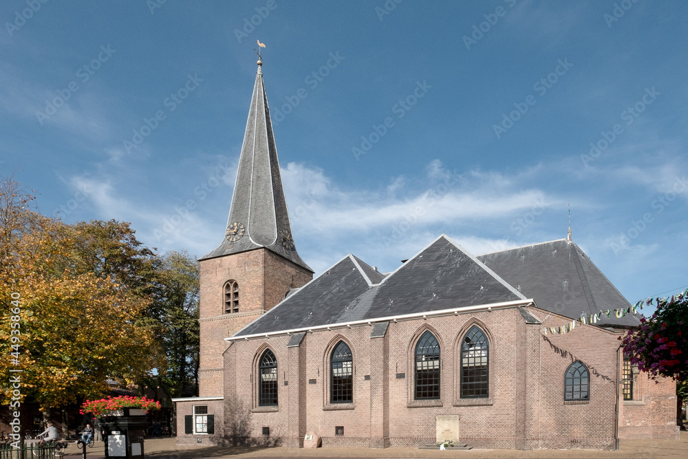 Fototapeta premium Grote kerk (15th century) Putten, Gelderland province, The Netherlands