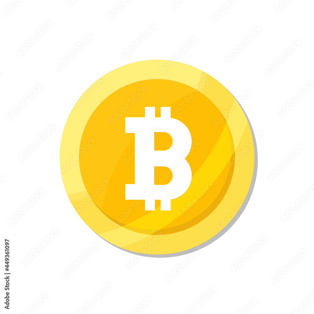 vector bitcoin on white background. Bitcoin hype concept vector illustration with blank space for text. EPS 10. vector bitcoin on white background. Bitcoin hype concept vector illustration with blank space for text. EPS 10.