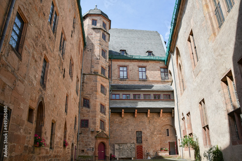 Fototapeta Naklejka Na Ścianę i Meble -  Das Marburger Schloss in Hessen Deutschland