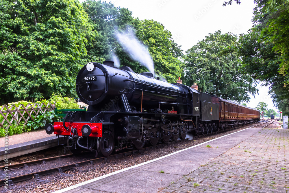 Obraz premium Poppy Line steam train, 