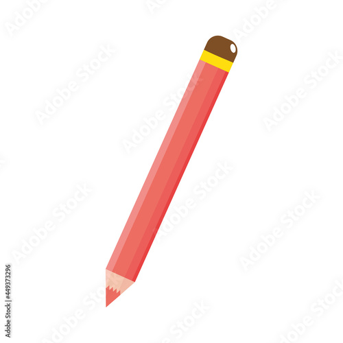 red pencil sharpened