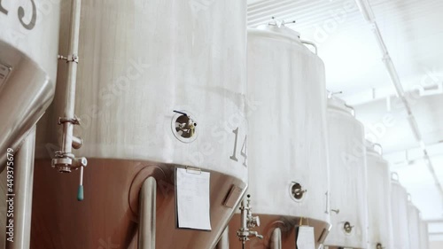 Large tanks for beer fermentation