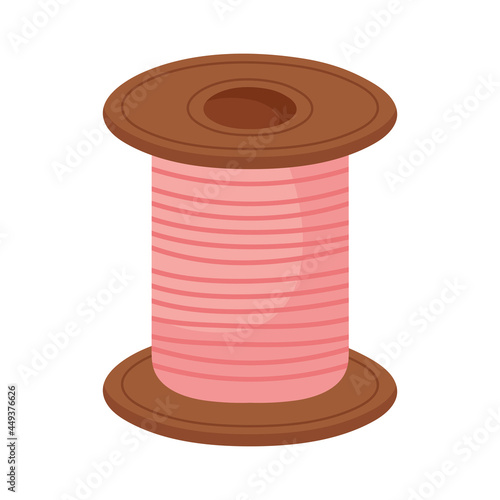 thread wooden spool