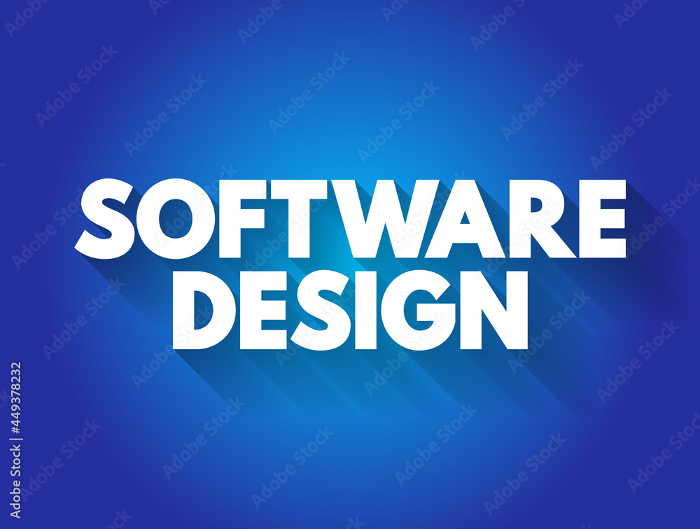 Software design text quote, concept background