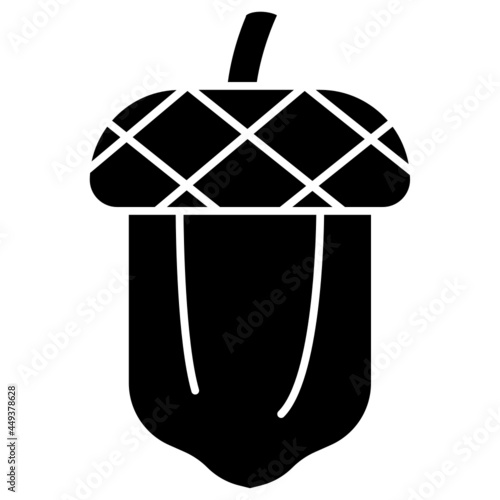 acorn solid icon