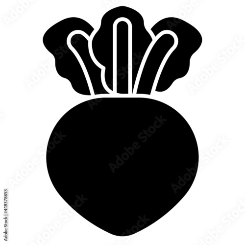 beetroot solid icon