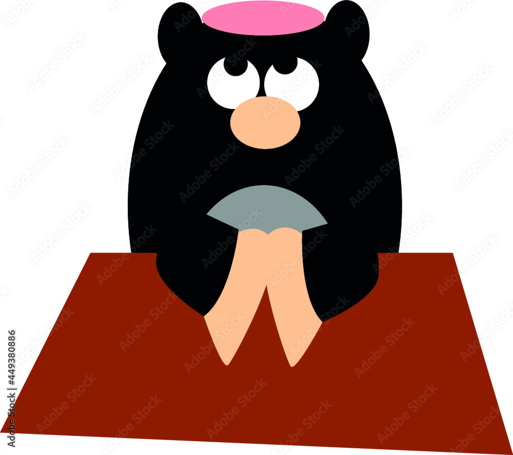 Praying mole