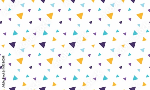 Colorful triangle pattern vector